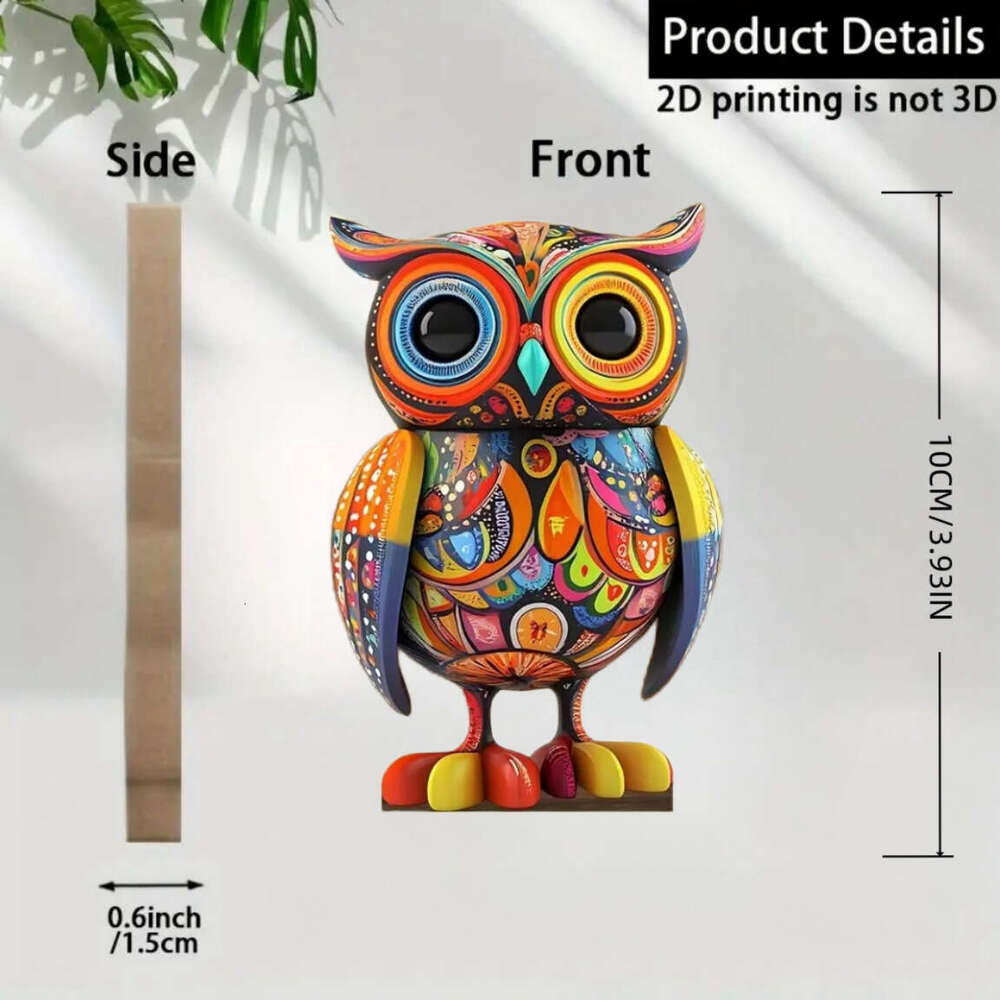 2D Flat Wooden Ornament Decoration for Desktop Entryway Home Decor 7