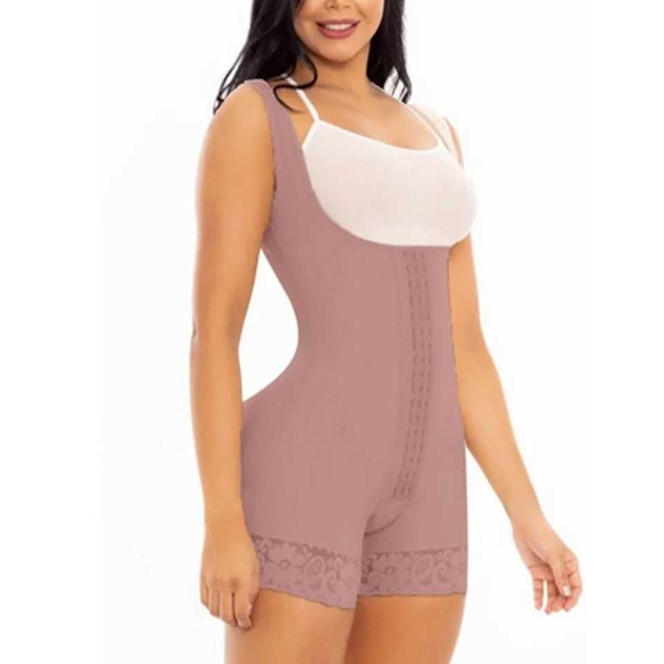 Fajas Women Full Body High Compression Abdomen Control Slimming Corset Waist Butt Lifter Flat Belly Body Shapewear L251030