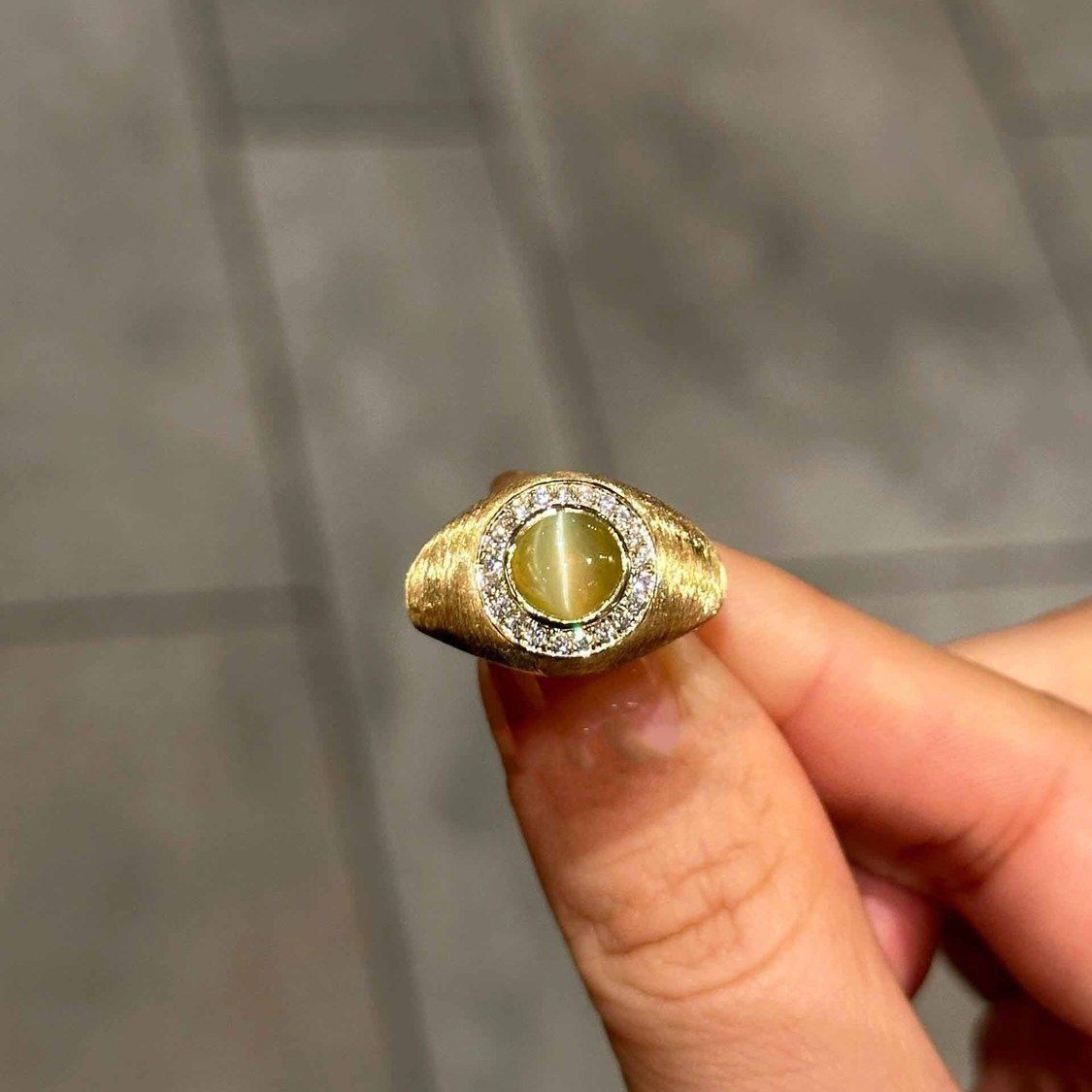 Designer ring 18k Gold Plated Circle Natural Stone Ring Zircon Freshwater Pearl Light Luxury Fashion Simple Ring free shipping gift for women diamond 