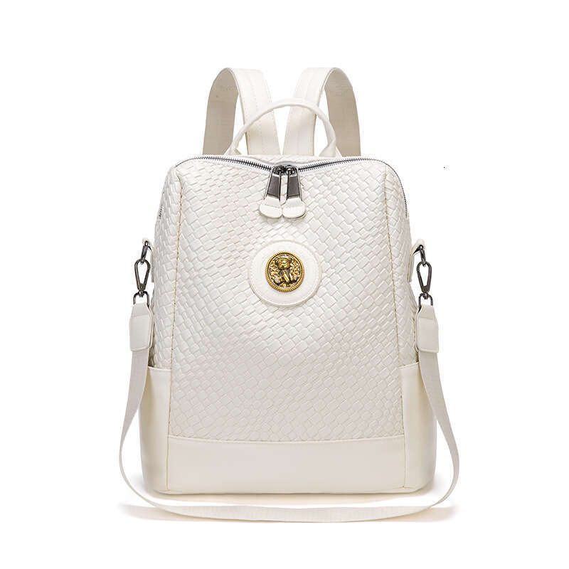 2025 New Backpack High-End Korean Style Fashion Soft Leather Trendy Women's Large Capacity Bag