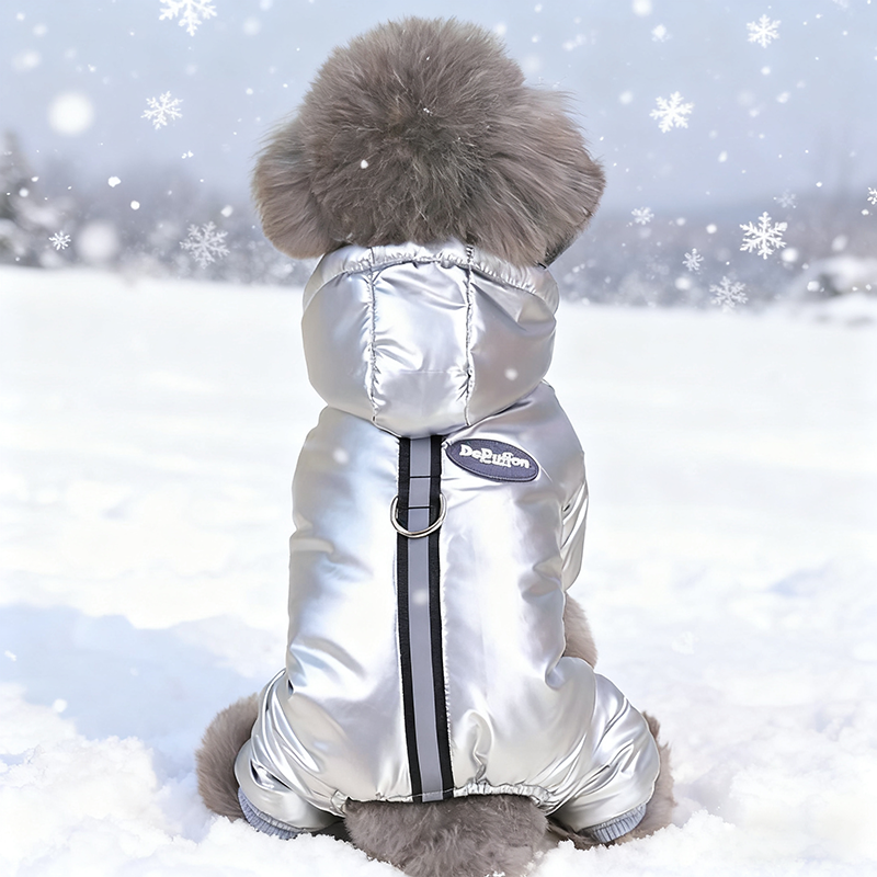 Small dog clothes for Bichon Frise and Teddy autumn and winter style with thickened down cotton warm and