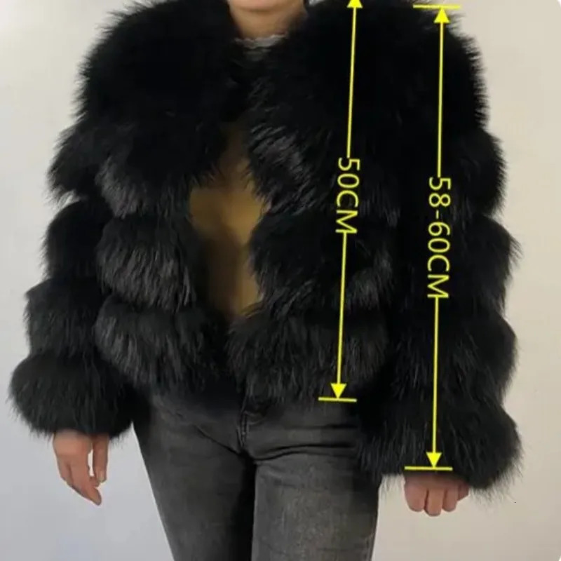 Women Fake Raccoon Fur Coat Ladies Winter Thick Warm Furry Faux Fur Fox Jackets Coats Patchwork Outerwear casaco feminina frio 251029