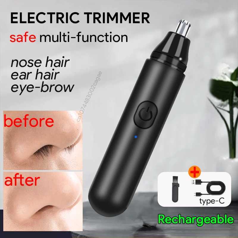HOT Electric Nose Hair Trimmer Ear Hair Trimmer Eyebrow shaping Professional Safe Painless Portable For Business Trip And Home M251030