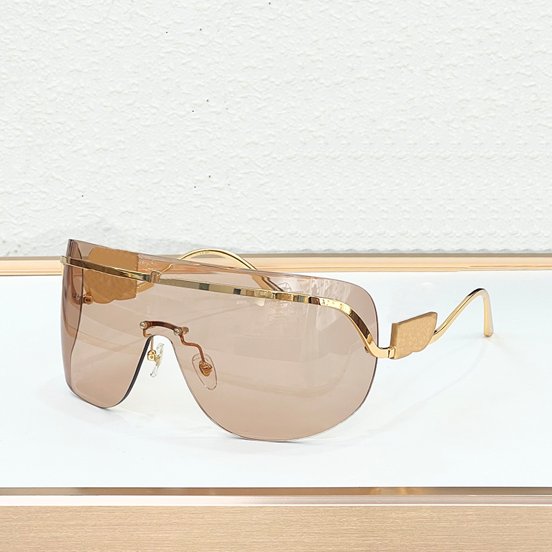 Oversized sunglasses for women metal frameless integrated lens 2320 men sunglasses designer luxury glasses outdoor anti-ultraviolet sports goggles
