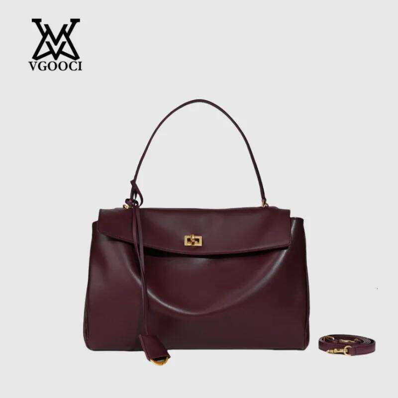 Designer bag 52 New Rodeo bag Genuine Leather Women's Tote Large Capacity Advanced Lock Fashion High Sense Underarm Bag