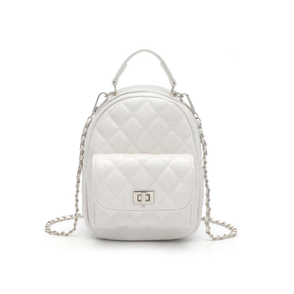 Designer bag Quilted Embroidery Handbag High-End Elegant Versatile Commuting Travel Backpack
