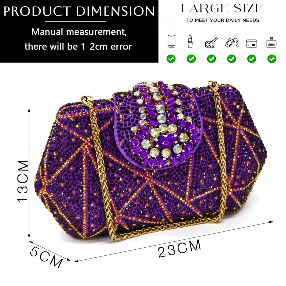Womens Evening Clutch Bag Party Purse Wedding Clutch For Bridal Exquisite Crystal Ladies Handbag Apricot Green Wallet 251023