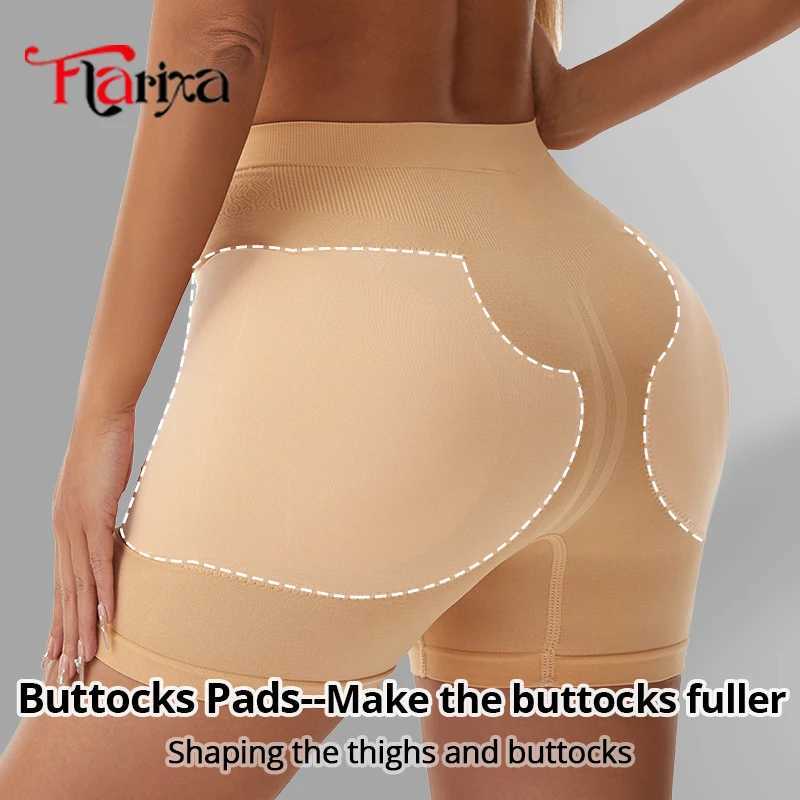 Flarixa Butt Lifter Shaper Panties With Removable Pads Women Hip Dips Shapewear Shorts Hip Enhancer Underwear Body Shaper L251030