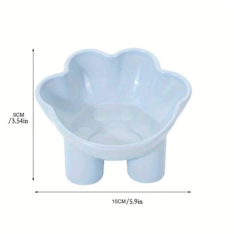 1pc Elevated Dog Feeding Bowl AntiOverturning Dog Food Bowl Water Dish With Stand For Neck Protection J251113