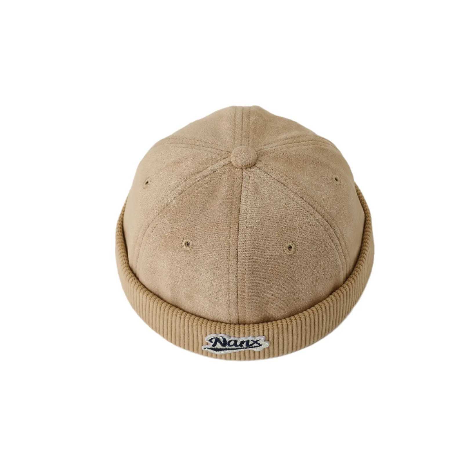 2024 New Autumn Winter Docker Cap Baby Boys Girls Brimless Hat Letter Embroidery Cute Caps L251030