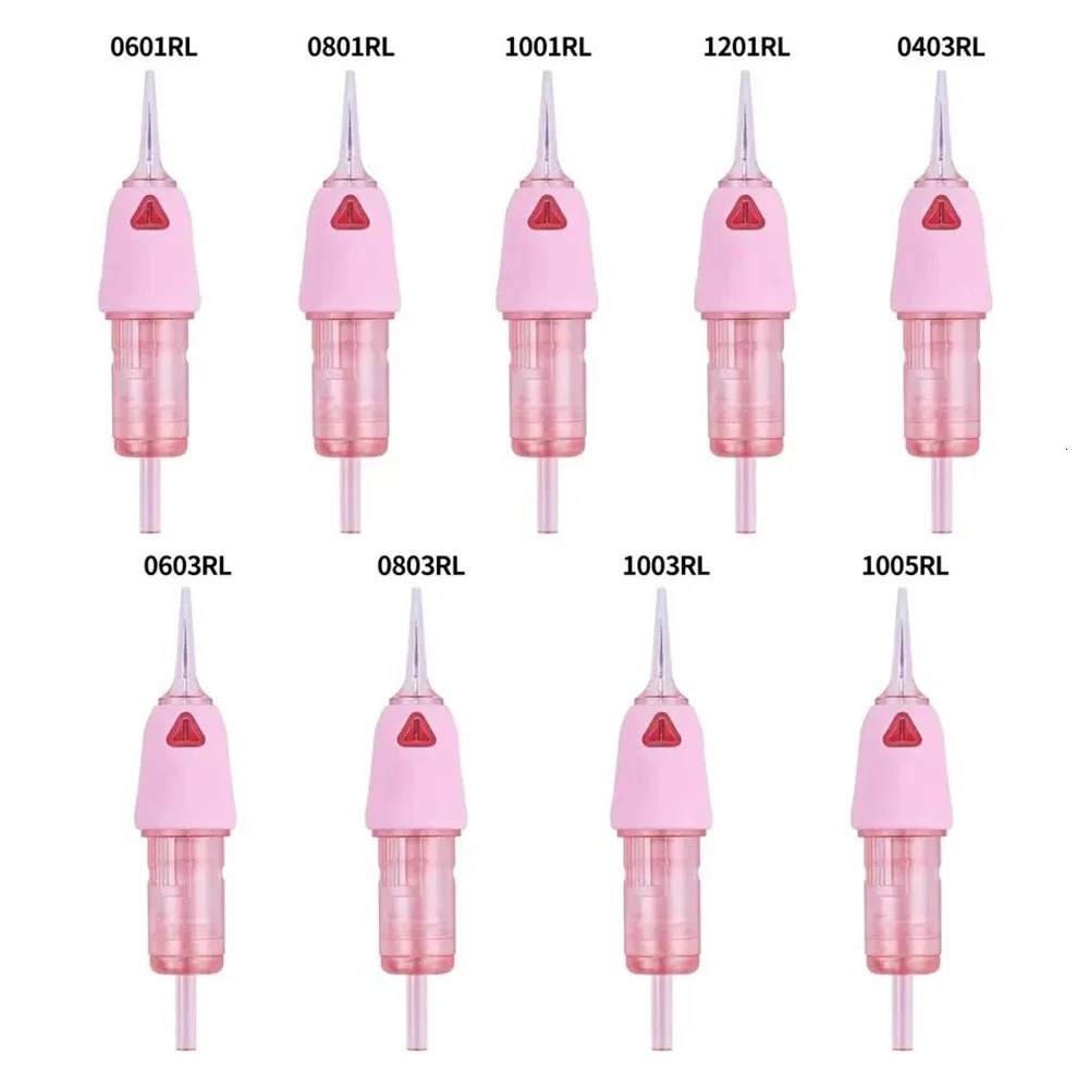 Arrival ECO PMU Pink Membrane Tattoo Needle Cartridges 20pcs 251027
