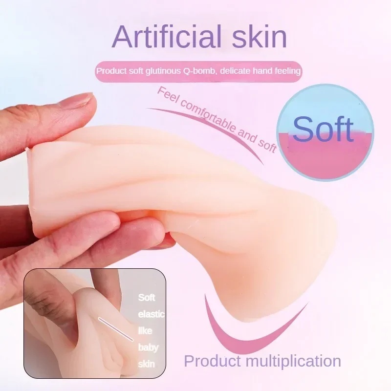 Male Masturbator Realistic Vaginal Simulator TPE Soft Realistic Design Adult Sex Toy for Men LL-220