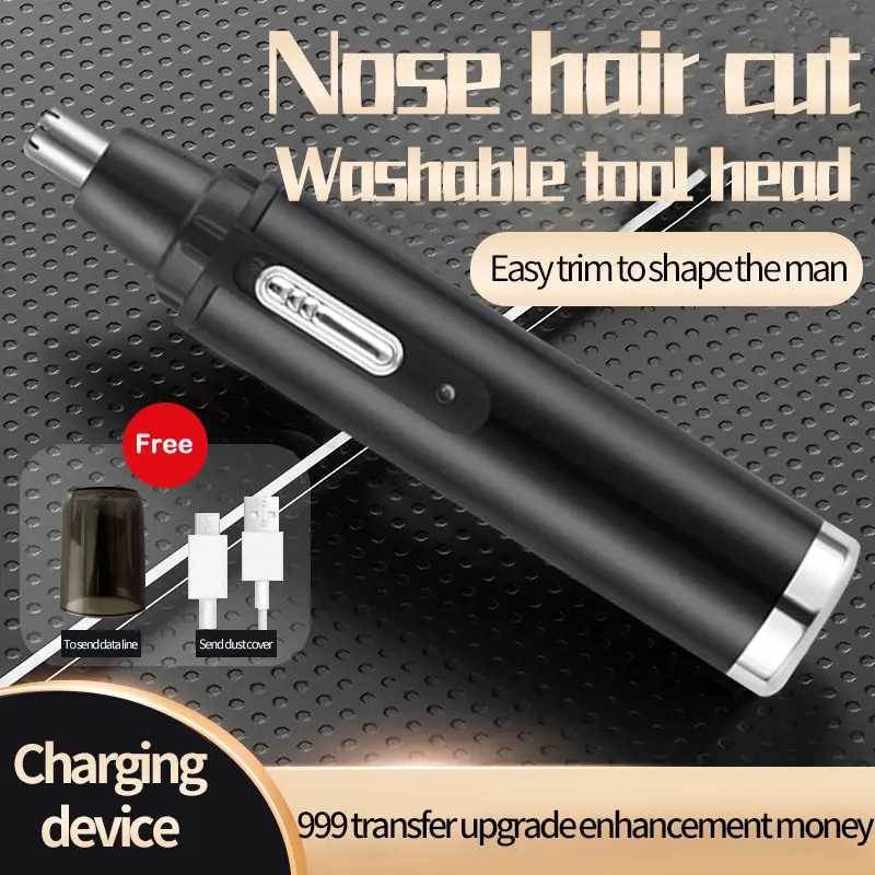 Electric Nose Hair Clipper Rechargeable Multi Kinetic Shaving Two in One Unisex Fully Automatic Washable Shaving Nose Trimmer M251030