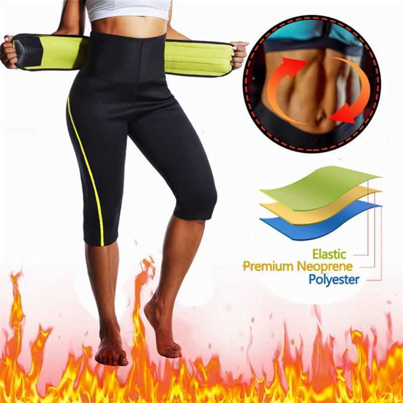 YBFDO Sweat Sauna Pants Neoprene Suit Sweating Shapers Fat Burner Corset Body Shaper Slimming Pants Waist Shapewear L251030