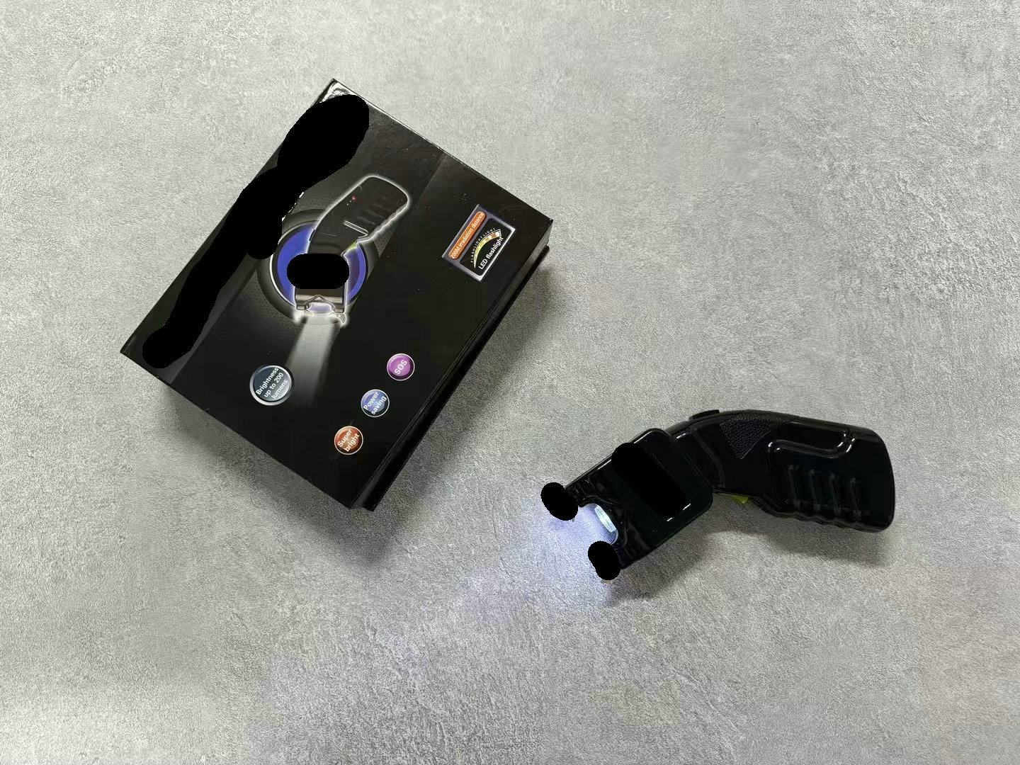 New T6 powerful charging flashlight - multi-functional, ultra-bright, long-range, suitable for cycling, outdoor use and household applications 911