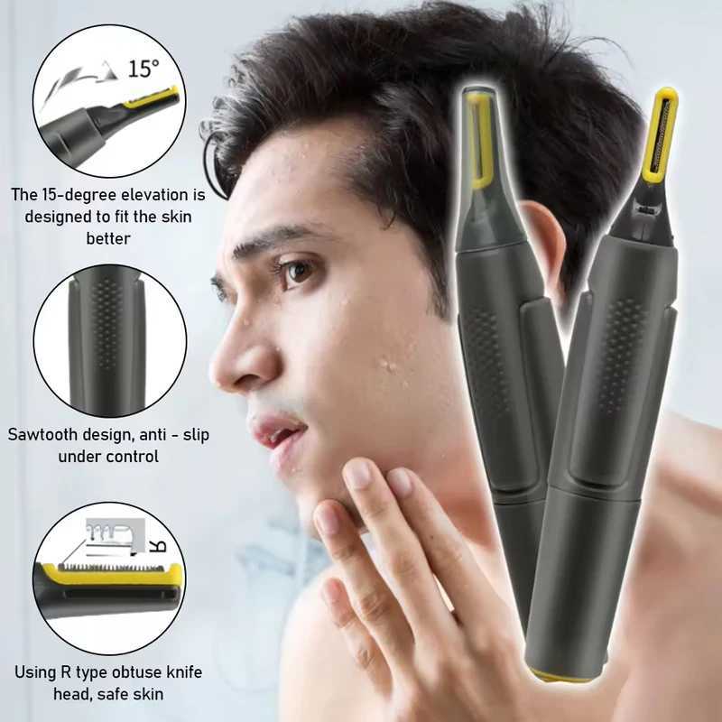 Waterproof Nose Hair Trimmer Electric Rechargeable Nose Trimmer Men Shaver Razor Women Epilator Trimmer M251030