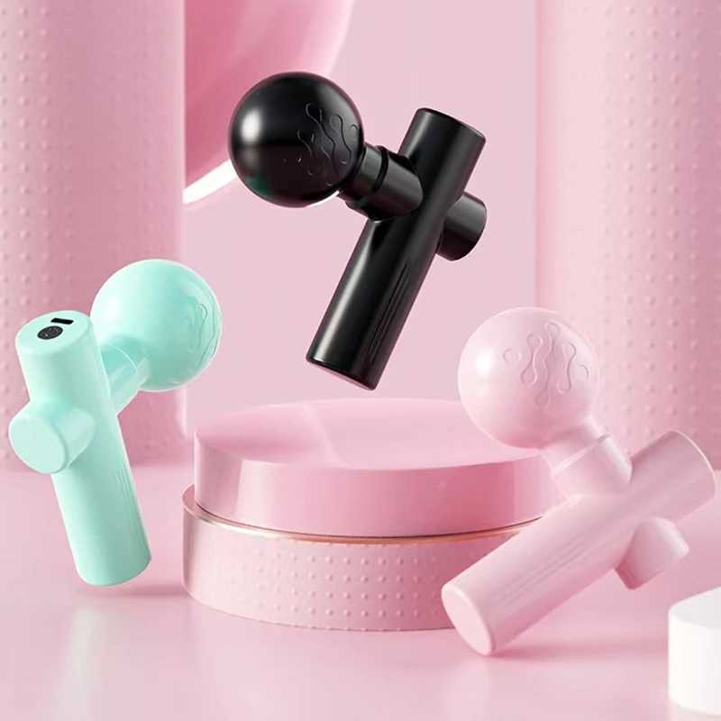 1Pcs USB Mini Massage Tool Fascia Machine Muscle Relaxation Vibrating Tool Rod Massage Fitness Equipment Neck Grab Fascia Tool J251030