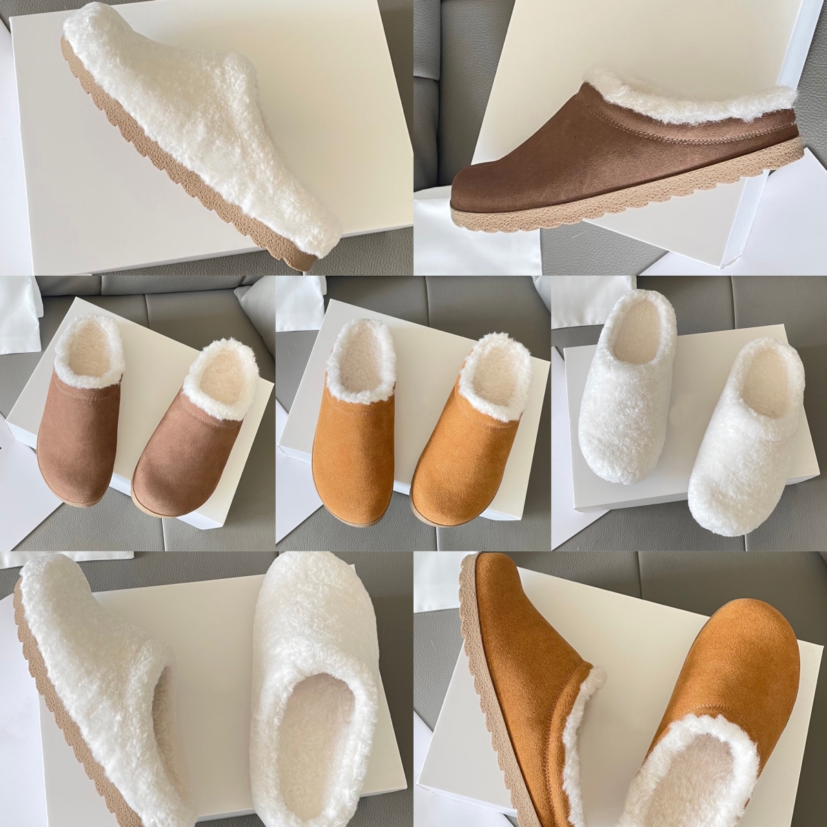 Yoga Recovery Slippers Women Luxury Designer Sandals Lady Fashion Sheepskin Wool Furry Letters Slides Beige Chestnut Khaki Brown Flat Warm Fuzzy Flip Flops Scuffs
