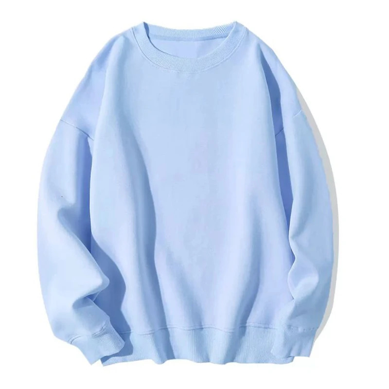 Autumn Girls Chic Round Neck Sweatshirts Lady Comfortable Daily Pullovers Female Korean Solid Long Sleeve Clothes 251028