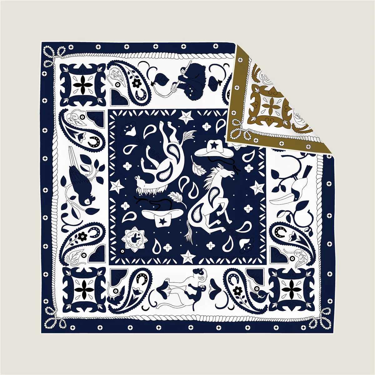 9090cm Hijab Scarf Women Summer Fashion Designer Twosided Twill Sunscreen Shawl Kerchief Square Silk Scarfs Neck HeadscarfW251029