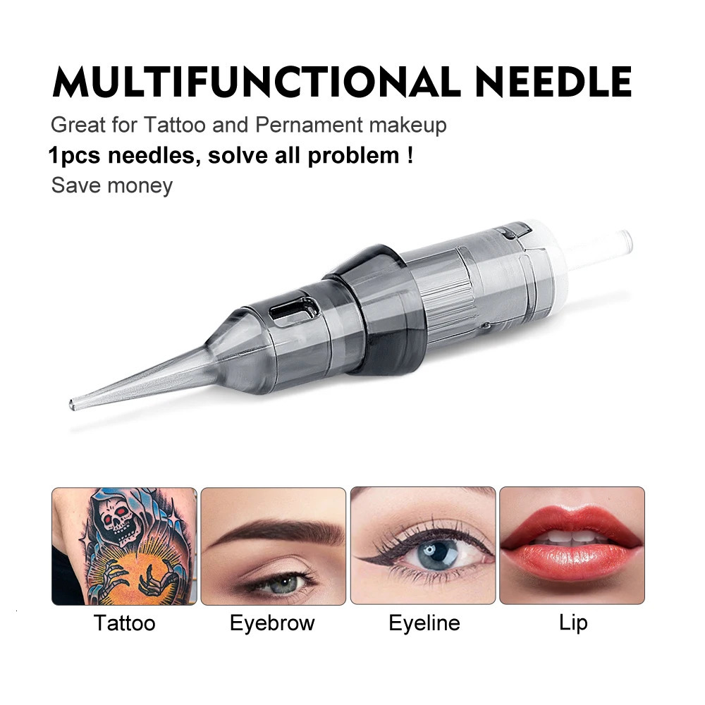 Mixed Tattoo Cartridge Needle for Universal Tattoo Pen Cartridge RL U 018mm 025mm Permanent Makeup Tattoo Needles 251027