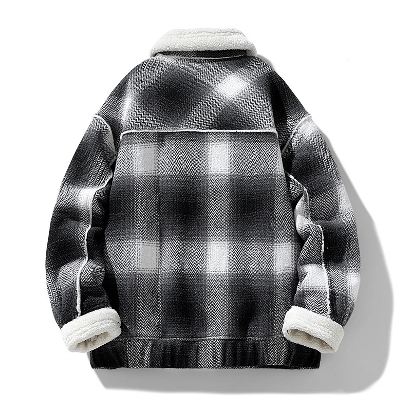 Autumn and Winter Mens Short Woolen Plus Velvet Jacket Comfortable Casual FashionableTrendyHighquality for Men 251029