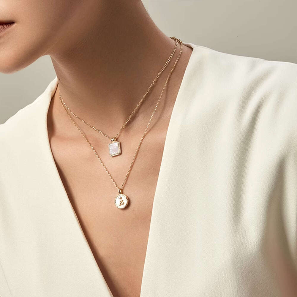 French Style Agate Malachite Necklace for Women, Light Niche Temperament Collarbone Chain, Melad Accessories