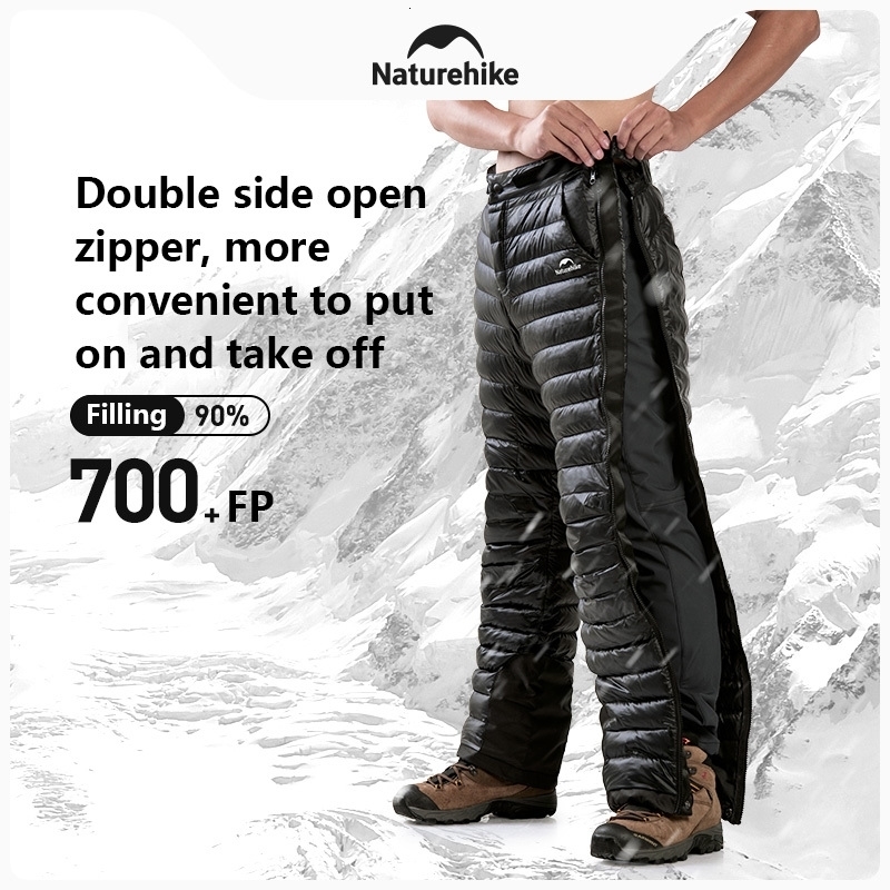 90 Duck Down Pants 700FP Yushang Double Side Zipper Warm Insulation Pant Waterproof Windproof Winter Outdoor Trouser y251010