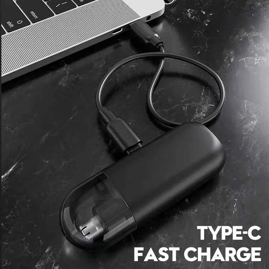 New Portable Electric Nose Hair Trimmer Mini Pocket Nose Ears Hair Eyebrow Trimmer Menswoman USB Rechargeable Painless Clipper Z251030