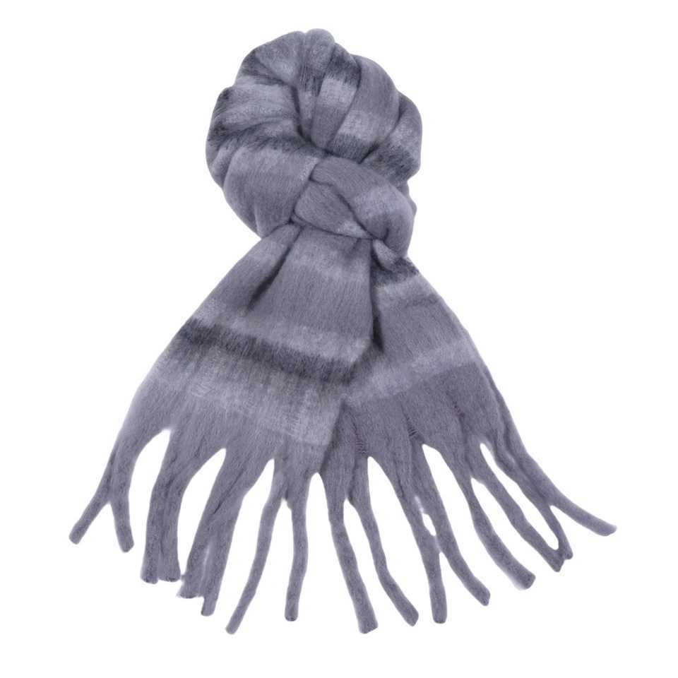Winter Scarf for Women Cashmere Warm Striped Blanket WrAPs Thick Soft Bufanda Scarves Tassel ShAWls Long Poncho EcharpeW251030
