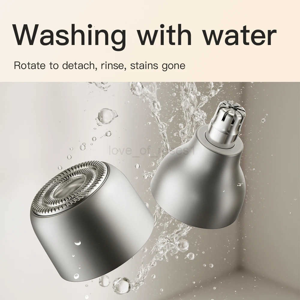 2 IN 1 Electric Nose Hair Trimmer Rechargeable Beard Shaver Nose Ear Hair Trimmer For Men Eyebrow Nose Ear Clipper Body Trimmer Z251030