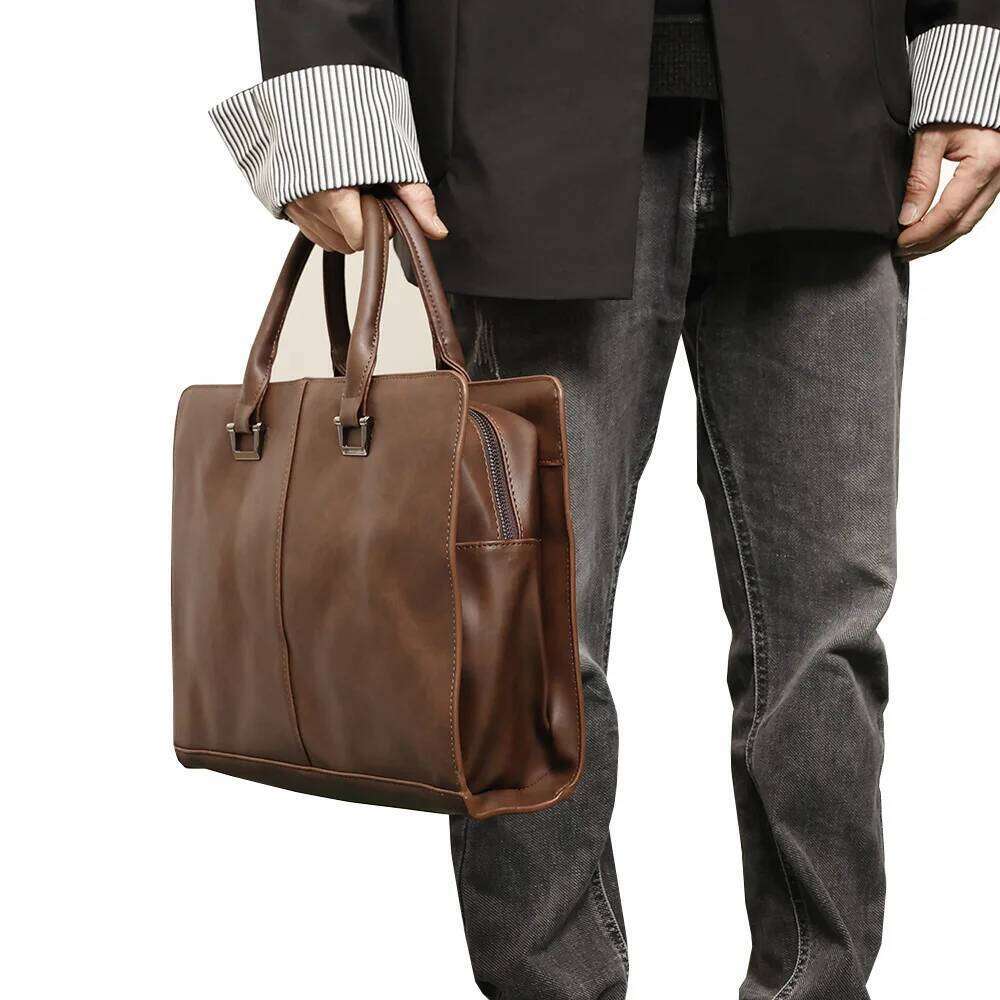 Men's Business Briefcase 2025 - Crossbody Bag, Work Bag For Office