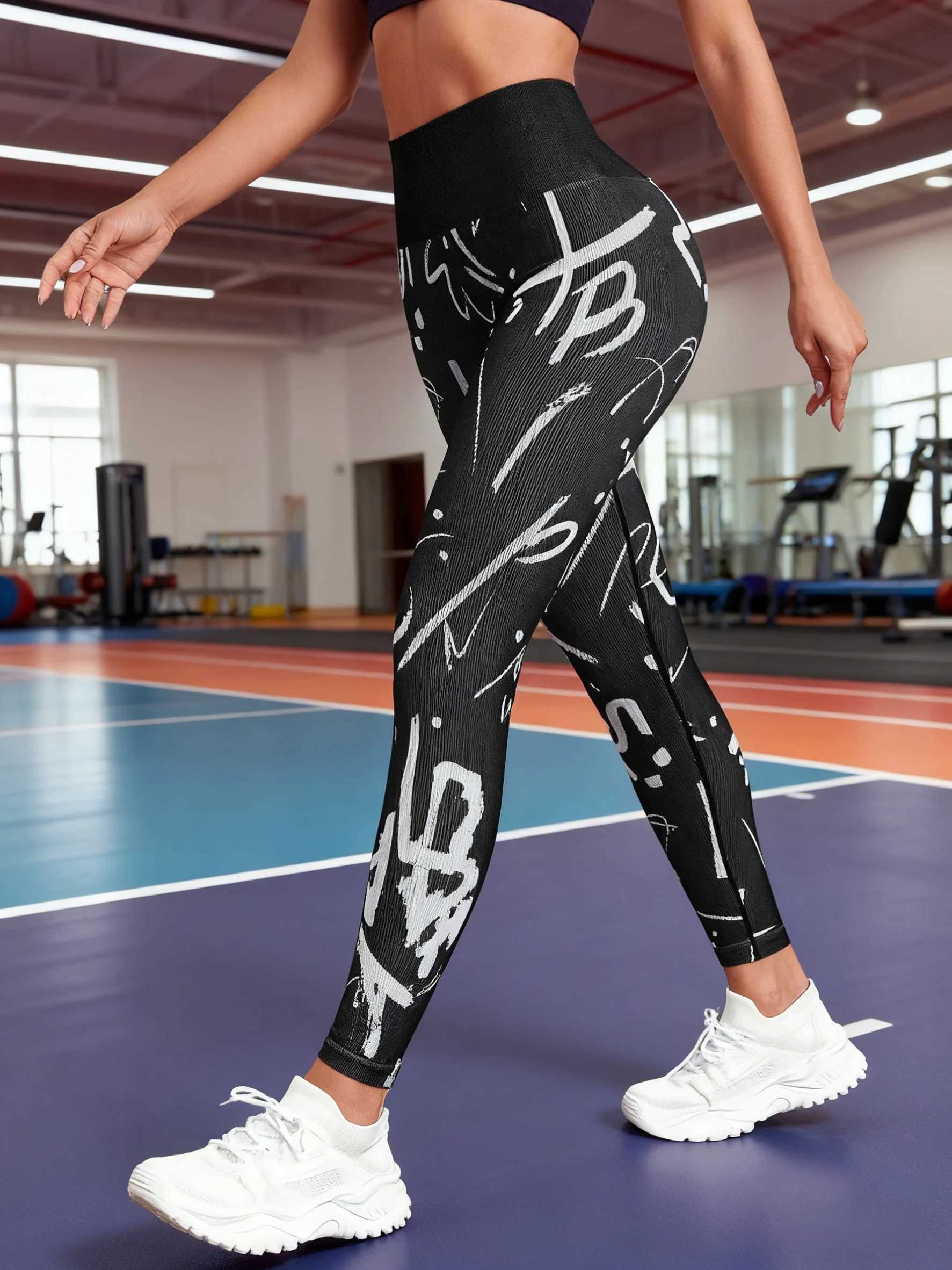 1pc Yoga Pants For Fitness And Running Seamless High Waisted And Abdominal Cinching Fashionable Sports And Fitness Pants J251030