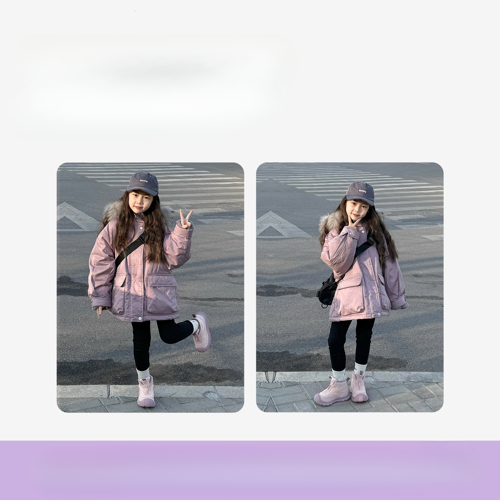 Winter new designer snow boots, children's wool lined thick cotton shoes, women's snow cotton non slip shoes