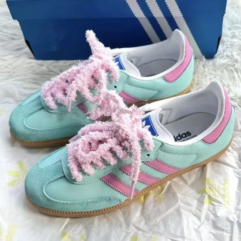 1 Pair Fluffy Cute Men Women Pink Plush Shoelaces Personality Sport Casual Basketball DE Training Shoes Lac 251013