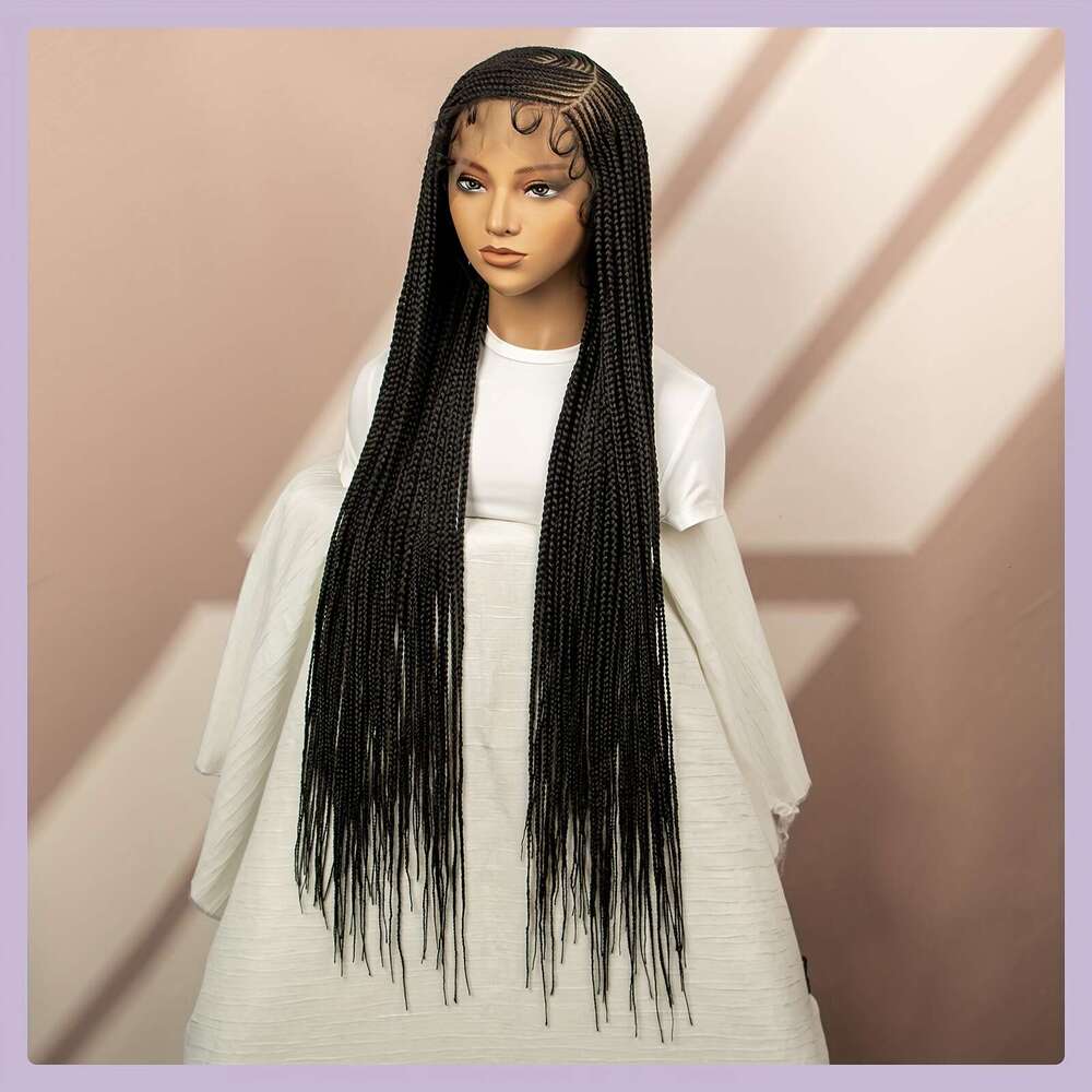 Braids Synthetic Beginners Friendly Heat Resistant Lace Wig For Women