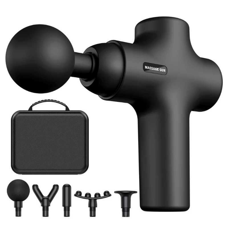 Multi functional electric fascia gun convenient brushless home professional yoga fitness muscle relaxation vibration massager J251030