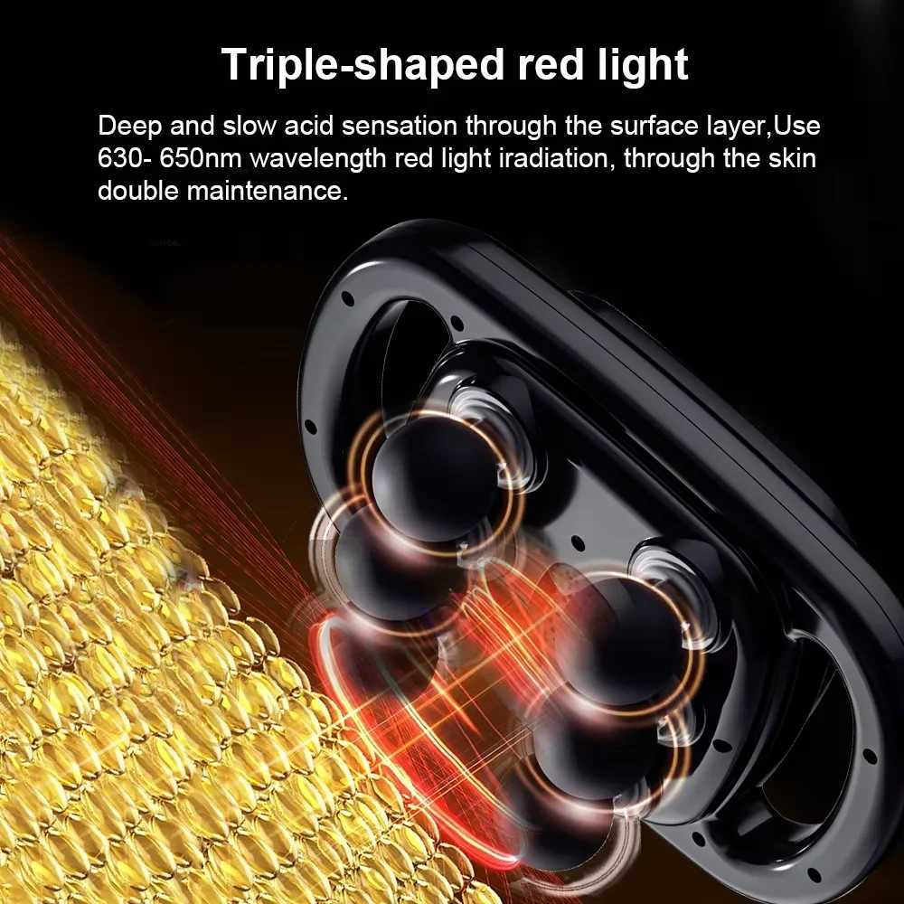 Muscle Massager Gun Waist Massage Professional Fascia Gun High Frequency Sixhead Back Body Shoulder Legs Waist Massager Machine J251030