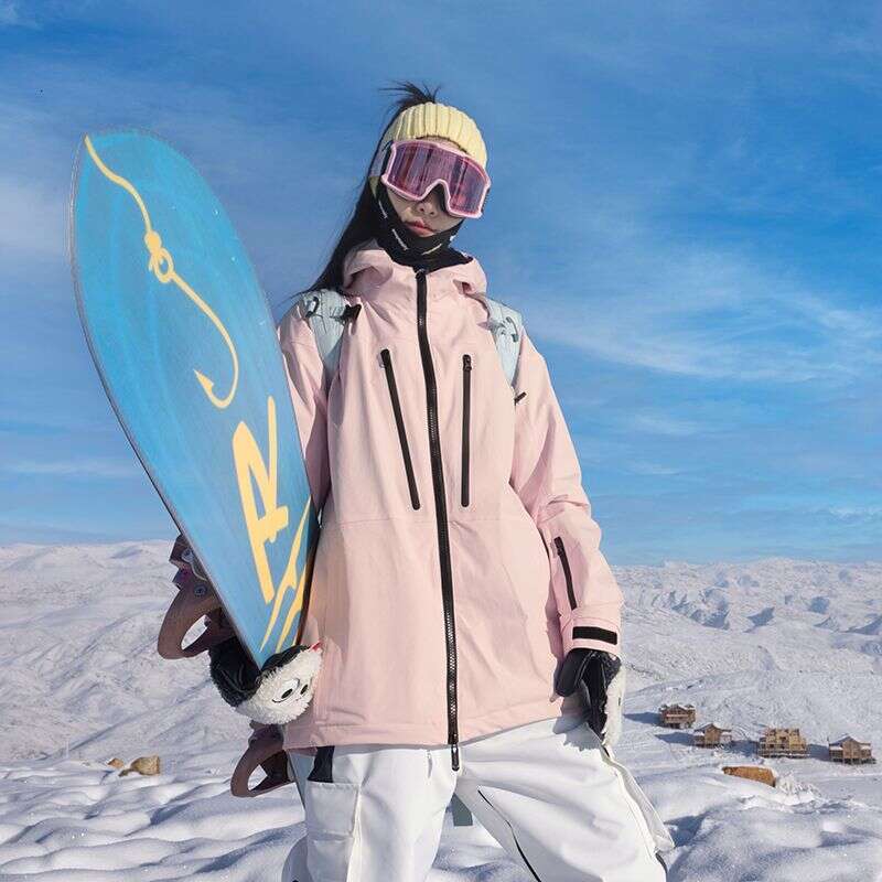 Women's Winter Top Men's Ski Windproof Waterproof Warm Double Breathable Single Board Snow Suit