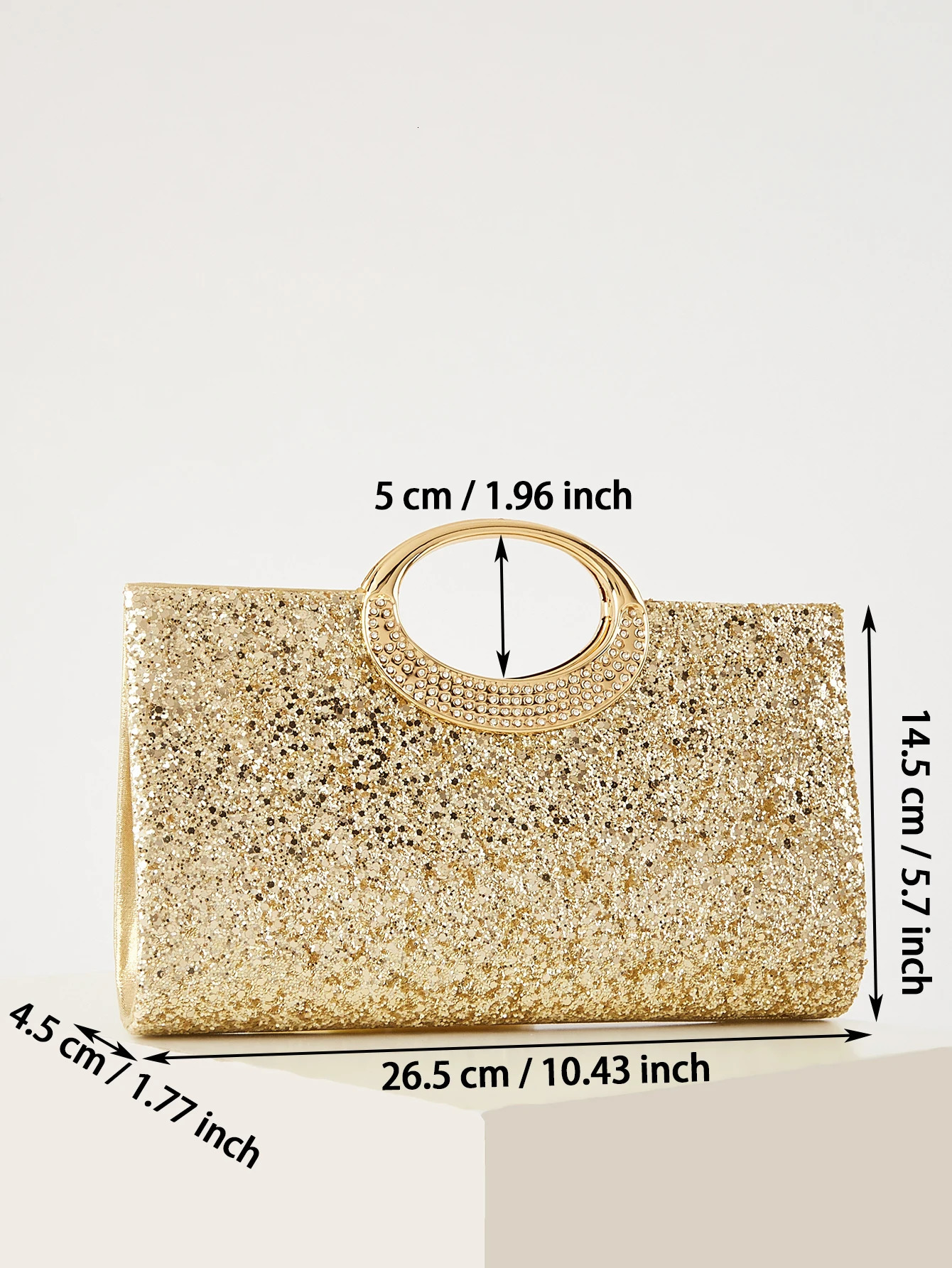 Shiny beautiful elegant handbag exquisite and fashionable chain evening bag suitable as a gift 251023