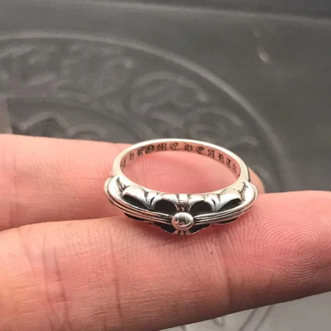 2025 Hot Sale Guardian Thin Ring Unisex Thai Silver Retro Old HipHop Mens Medieval Niche Highend FeelingW251030