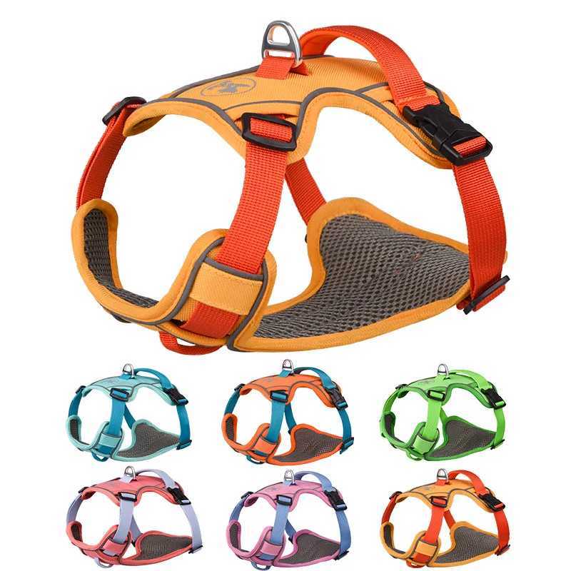Explosionproof reflective pet chest strap veststyle dog chest strap antibreaking free J251129