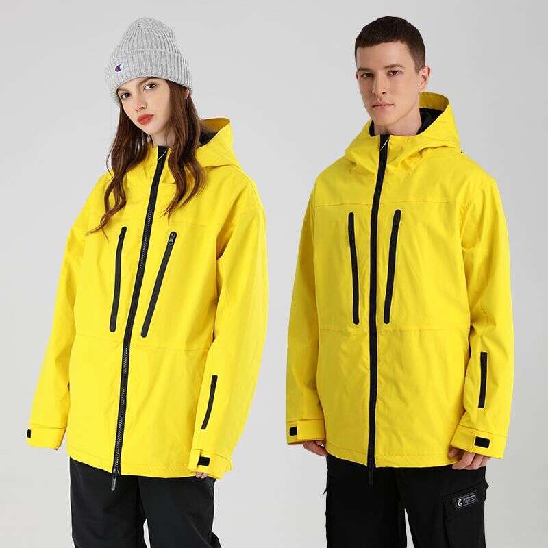 Women's Winter Top Men's Ski Windproof Waterproof Warm Double Breathable Single Board Snow Suit