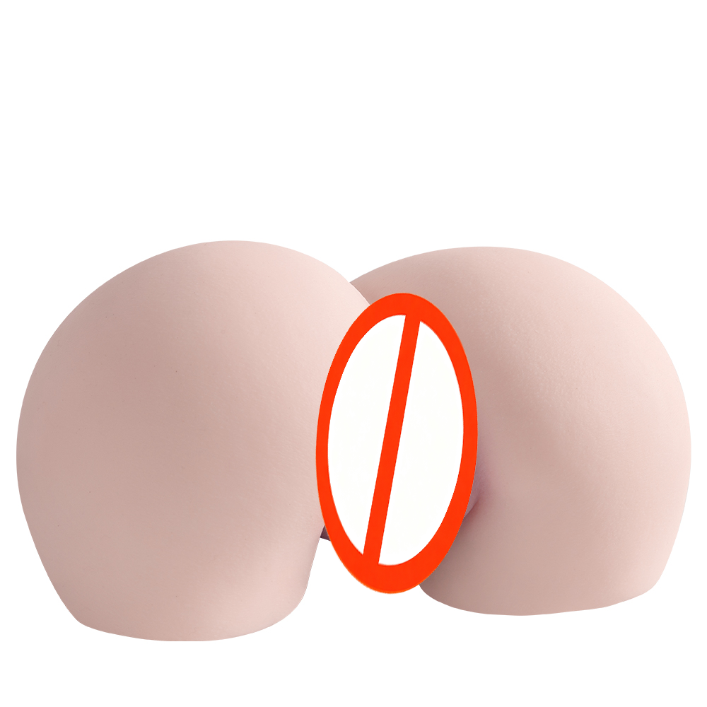 Pocket Pussy Male Masturbator - 3D Lifelike Soft Butt, Vagina & Anal Channels, Realistic Stroker, Men's Adult Sex Toy (Skin Color)