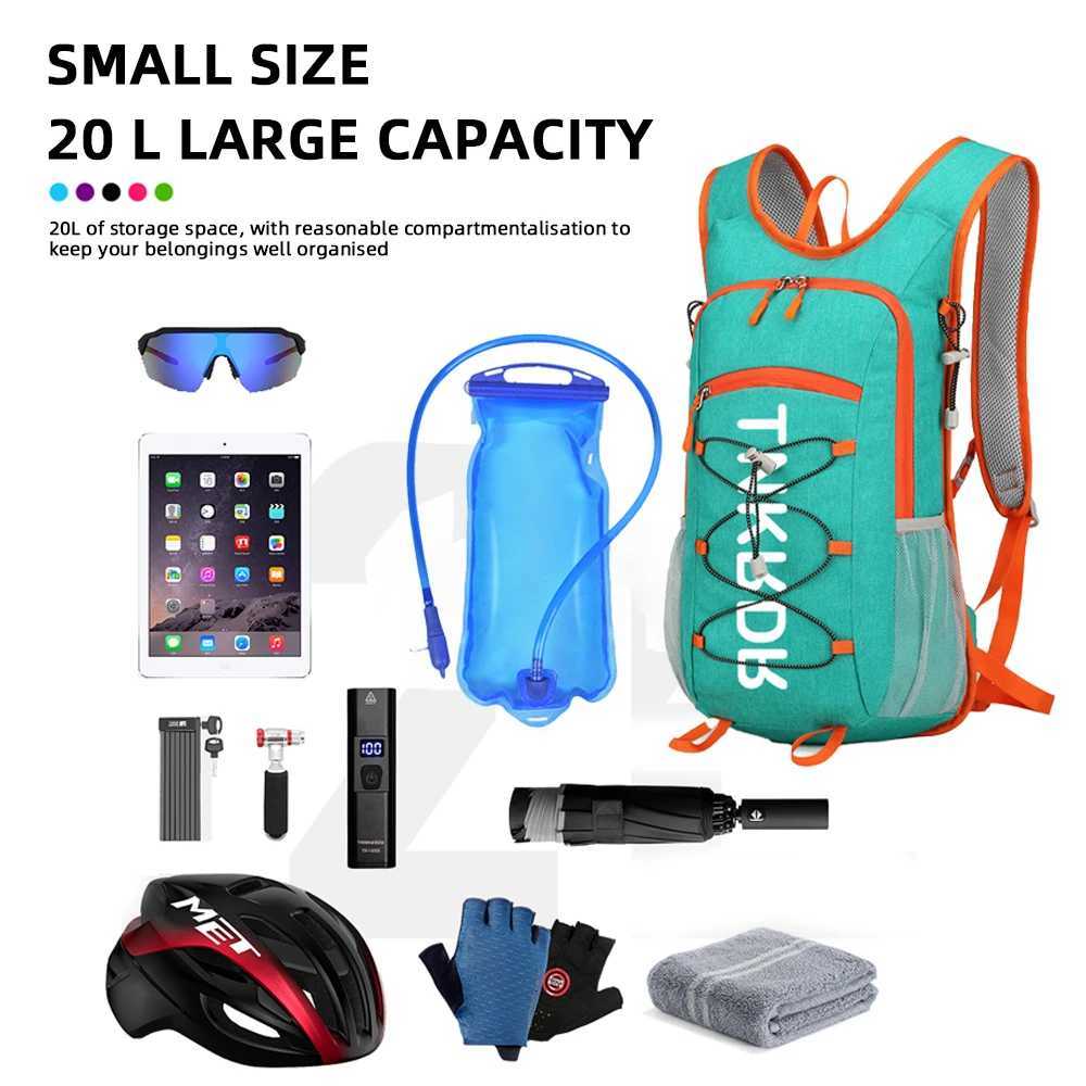 ThinkRider 20L Lightweight Hydration Backpack Running Backpack with 2L Water Bladder Hydro Water Daypack for Cycling Hiking ba H251029