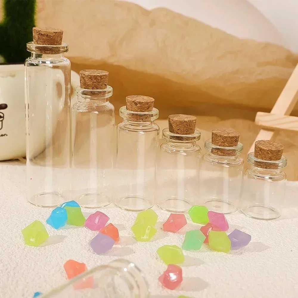 2010PCS Cork Stopper Glass Bottles DIY Birthday Gift Transparent Empty Message ing Bottle Christmas Wedding Party Decor C251030