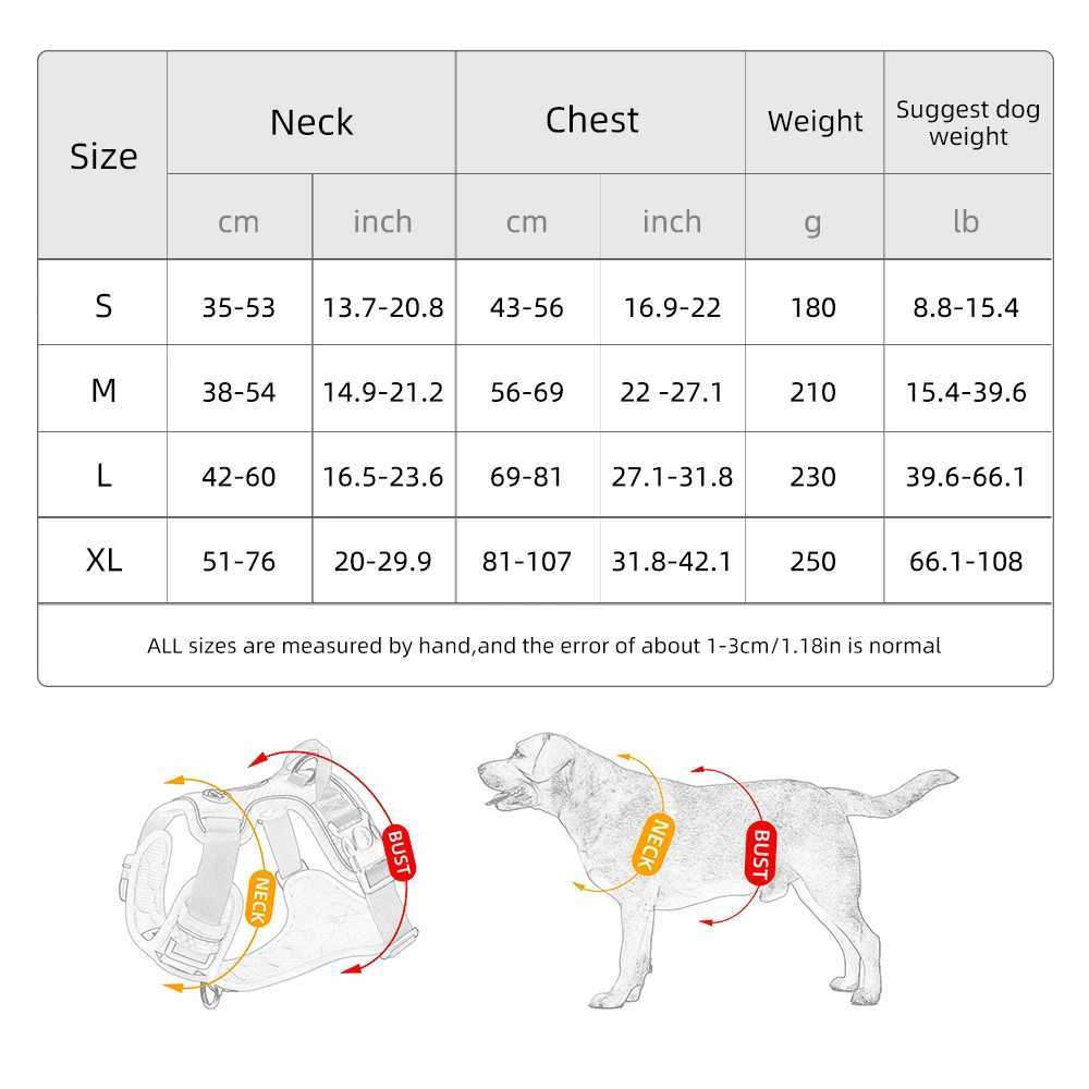 No Pull Dog Harness Pet Reflective Nylon Adjustable Medium Large Naughty Dog Vest Safety Vehicular Lead Walking Running J251129