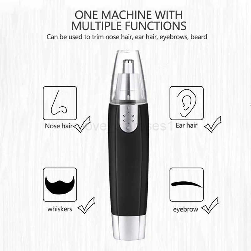 Electric Nose Ear Neck Eyebrow Hair Trimmer Shaver Groomer Clipper Remover for Men Women Nose And Ear Cleaning Trimmer Razor Z251030