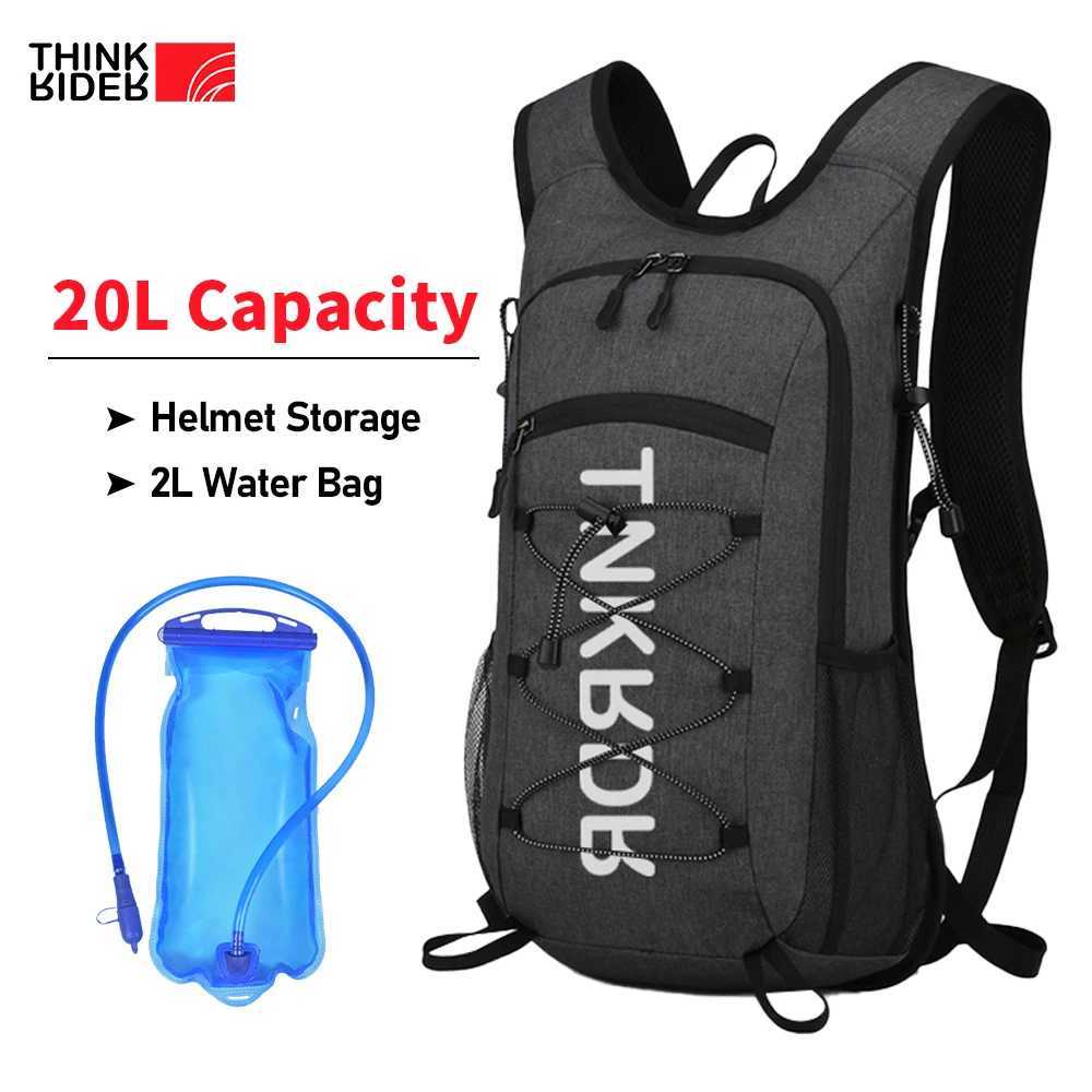 ThinkRider 20L Lightweight Hydration Backpack Running Backpack with 2L Water Bladder Hydro Water Daypack for Cycling Hiking ba H251029