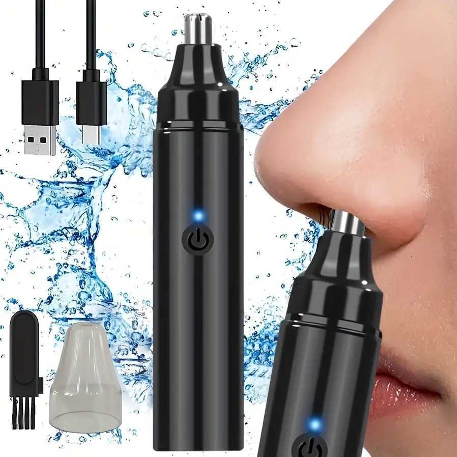 Rechargeable Nose Hair trimmer and Facial Hair remover for Men Nose Hair Shaver for nasal clearance portable grooming tool for M251030